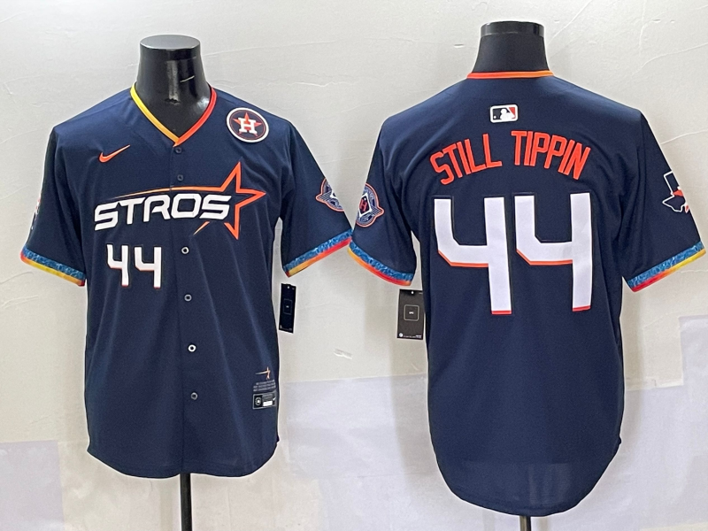 Youth 2025 MLB Houston Astros #44 Alvarez black jersey style 2->youth mlb jersey->Youth Jersey